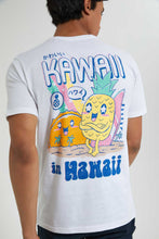 Load image into Gallery viewer, Redtag-White-Graphic-Print-T-Shirt-@-Back-Graphic-Prints-Men's-