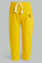 تنزيل الصورة على معرض الصور، Redtag-Grey-And-Mustard-Tiger-Print-Track-(2-Pack)-Joggers-Infant-Boys-3 to 24 Months