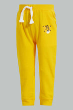 تنزيل الصورة على معرض الصور، Redtag-Grey-And-Mustard-Tiger-Print-Track-(2-Pack)-Joggers-Infant-Boys-3 to 24 Months