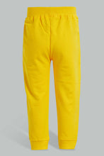 تنزيل الصورة على معرض الصور، Redtag-Grey-And-Mustard-Tiger-Print-Track-(2-Pack)-Joggers-Infant-Boys-3 to 24 Months