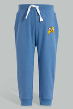 تنزيل الصورة على معرض الصور، Redtag-Blue-And-White-Game-Print-Track-(2-Pack)-Joggers-Infant-Boys-3 to 24 Months