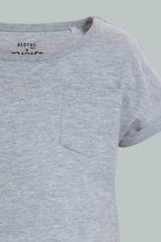 تنزيل الصورة على معرض الصور، Redtag-Navy-And-Grey-Neon--Solid-T-Shirt-(2Pack)-Plain-Infant-Boys-3 to 24 Months