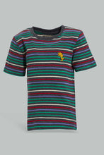 تنزيل الصورة على معرض الصور، Redtag-Red-Yd-Striped-Tshirt-Striped-T-Shirts-Infant-Boys-3 to 24 Months