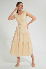 Load image into Gallery viewer, Redtag-Beige-Flared-Skirt-Skirts-Women's-