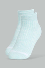 Load image into Gallery viewer, Redtag-Pale-Pink/Pale-Blue/White/Beige-Plain-Ankle-Socks-(5-Packs)-Ankle-Socks-Women's-