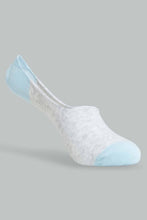 تنزيل الصورة على معرض الصور، Redtag-Blue/Pink-Printed-Invisible-Socks-(5-Pack)-Invisible-Socks-Women's-