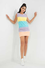 تنزيل الصورة على معرض الصور، Redtag-Assorted-Tie-Dye-Midi-Dress-Loungewear-T-Shirts-Women's-