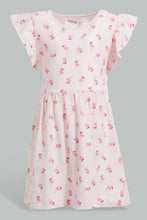 Load image into Gallery viewer, Redtag-Multi-Colour-2Pc-Pack-Knit-Dress-Dresses-Infant-Girls-3 to 24 Months