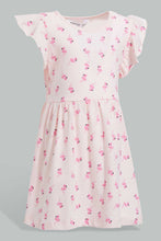 Load image into Gallery viewer, Redtag-Multi-Colour-2Pc-Pack-Knit-Dress-Dresses-Infant-Girls-3 to 24 Months