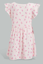 Load image into Gallery viewer, Redtag-Multi-Colour-2Pc-Pack-Knit-Dress-Dresses-Infant-Girls-3 to 24 Months