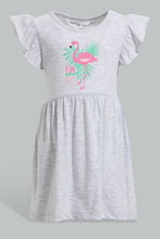 Load image into Gallery viewer, Redtag-Multi-Colour-2Pc-Pack-Knit-Dress-Dresses-Infant-Girls-3 to 24 Months