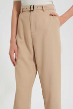Load image into Gallery viewer, Redtag-Beige-Straight-Fit-Trouser-Trousers-Women's-