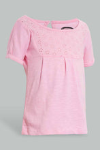 Load image into Gallery viewer, Redtag-Pink-Solid-Top-Blouses-Infant-Girls-3 to 24 Months