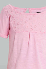 Load image into Gallery viewer, Redtag-Pink-Solid-Top-Blouses-Infant-Girls-3 to 24 Months