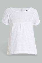 Load image into Gallery viewer, Redtag-White-Solid-Top-Blouses-Infant-Girls-3 to 24 Months