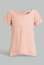 Load image into Gallery viewer, Redtag-Coral-Solid-Top-Blouses-Infant-Girls-3 to 24 Months