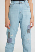 Load image into Gallery viewer, Redtag-Lt-Wash-Mom'S-Fit-Highrise-Jean-Jeans-High-Rise-Senior-Girls-9 to 14 Years