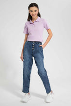 تنزيل الصورة على معرض الصور، Redtag-Dk-Wash-Button-Front-Mom'S-Fit-Jegging-Category:Jeggings,-Colour:Darkwash,-Filter:Senior-Girls-(9-to-14-Yrs),-GSR-Jeggings,-New-In,-New-In-GSR-APL,-Non-Sale,-RMD-add,-S22C,-Section:Kidswear-Senior-Girls-9 to 14 Years