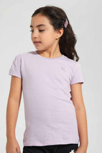 Load image into Gallery viewer, Lilac And Grey Floral T-Shirt (Pack of 2)