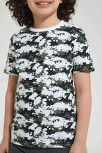 Load image into Gallery viewer, Redtag-White-Patterned-Splat-Print-T-Shirt-Graphic-T-Shirts-Boys-2 to 8 Years