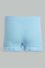 Load image into Gallery viewer, White And Blue Jacquard Bikini Brief (Pack of 2)