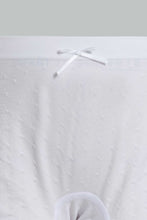 Load image into Gallery viewer, White And Blue Jacquard Bikini Brief (Pack of 2)