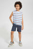 Redtag-Assorted-2-Pack-Print-Vest-Graphic-T-Shirts-Boys-2 to 8 Years