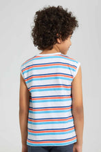 Load image into Gallery viewer, Redtag-Assorted-2-Pack-Print-Vest-Graphic-T-Shirts-Boys-2 to 8 Years