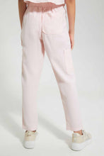 Load image into Gallery viewer, Redtag-Pink-Cargo-Pocket-Linen-Trouser-Cargo-Pants-Senior-Girls-9 to 14 Years