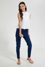 Load image into Gallery viewer, Redtag-White-Lace-Collared-Shirt-Blouses-Senior-Girls-9 to 14 Years