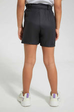 Load image into Gallery viewer, Redtag-Dark-Grey-Girls--Short-Casual-Shorts-Girls-2 to 8 Years
