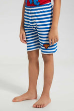 Load image into Gallery viewer, Redtag-Red-Superman-T-Shirt-And-Short-Pyjama-Set-Pyjama-Sets-Boys-2 to 8 Years