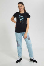 Load image into Gallery viewer, Black Butterfly T-Shirt