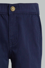 Load image into Gallery viewer, Redtag-Navy-Pull-On-Chino-Pant-Chino-Trousers-Infant-Boys-3 to 24 Months