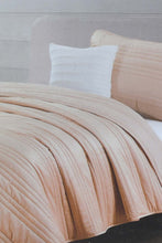 Load image into Gallery viewer, Redtag-Beige-Velvet-2-Piece-Quilt-With-Zig-Zag
(Single-Size)-Category:Quilts,-Colour:Beige,-Filter:Home-Bedroom,-HMW-BED-Quilts,-New-In,-New-In-HMW-BED,-Non-Sale,-S22C,-Section:Homewares-Home-Bedroom-