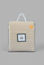 Load image into Gallery viewer, Redtag-Beige-Velvet-2-Piece-Quilt-With-Zig-Zag
(Single-Size)-Category:Quilts,-Colour:Beige,-Filter:Home-Bedroom,-HMW-BED-Quilts,-New-In,-New-In-HMW-BED,-Non-Sale,-S22C,-Section:Homewares-Home-Bedroom-