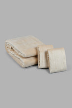 Load image into Gallery viewer, Redtag-Beige-Velvet-3-Piece-Quilt-With-Zig-Zag
(Double-Size)-Category:Quilts,-Colour:Beige,-Filter:Home-Bedroom,-HMW-BED-Quilts,-New-In,-New-In-HMW-BED,-Non-Sale,-S22C,-Section:Homewares-Home-Bedroom-