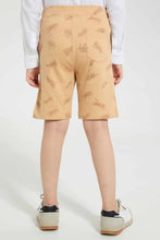 تنزيل الصورة على معرض الصور، Redtag-Stone-Tiger-Print-Short-Active-Shorts-Boys-2 to 8 Years