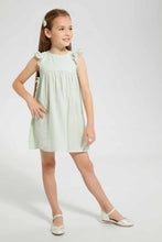 تنزيل الصورة على معرض الصور، Redtag-Mint-Dobby-Basic-Dress-Dresses-Girls-2 to 8 Years