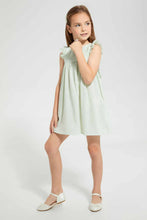 تنزيل الصورة على معرض الصور، Redtag-Mint-Dobby-Basic-Dress-Dresses-Girls-2 to 8 Years