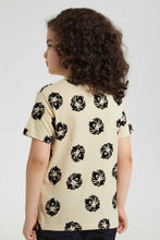 تنزيل الصورة على معرض الصور، Redtag-Stone-Flock-Lion-Print-T-Shirt-Graphic-T-Shirts-Boys-2 to 8 Years