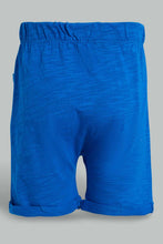 Load image into Gallery viewer, Redtag-Grey-And-Navy-Solid-Active-Short-2-Pack-Active-Shorts-Infant-Boys-3 to 24 Months