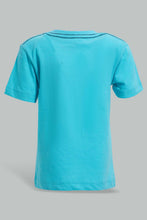 تنزيل الصورة على معرض الصور، Redtag-Blue-And-Navy-T-Shirt-And-Short-Casual-Set-(2-Pack)-Sets-Infant-Boys-3 to 24 Months