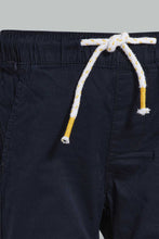 تنزيل الصورة على معرض الصور، Redtag-Blue-And-Navy-T-Shirt-And-Short-Casual-Set-(2-Pack)-Sets-Infant-Boys-3 to 24 Months