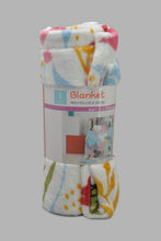 Load image into Gallery viewer, Redtag-Multi-Colour-Floral-Print-Kids-Blanket-Category:Blankets,-Colour:Multicolour,-Filter:Home-Bedroom,-HMW-BED-Blankets,-New-In,-New-In-HMW-BED,-Non-Sale,-S22C,-Section:Homewares-Home-Bedroom-