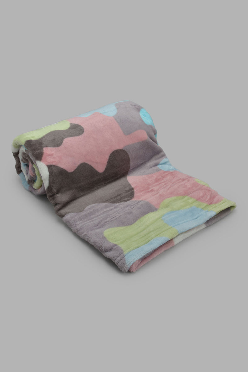 Redtag-Multi-Colour-Camouflage-Print-Kids-Blanket-Category:Blankets,-Colour:Multicolour,-Filter:Home-Bedroom,-HMW-BED-Blankets,-New-In,-New-In-HMW-BED,-Non-Sale,-S22C,-Section:Homewares-Home-Bedroom-