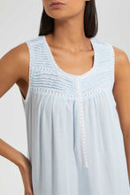 Load image into Gallery viewer, Redtag-Blue-Solid-Nightgown-Nightgowns-Women's-