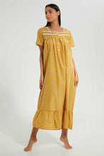 Load image into Gallery viewer, Redtag-Ivory-Printed-Nightgown-Nightgowns-Women's-