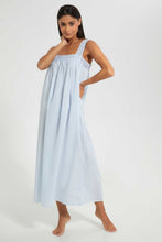 Load image into Gallery viewer, Redtag-Ivory-Solid-Sleeveless-Nightgown-Nightgowns-Women's-