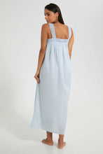 Load image into Gallery viewer, Redtag-Ivory-Solid-Sleeveless-Nightgown-Nightgowns-Women's-
